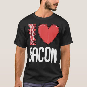 Camiseta Me encanta Bacon I Heart Bacon Breakfast Hombres M