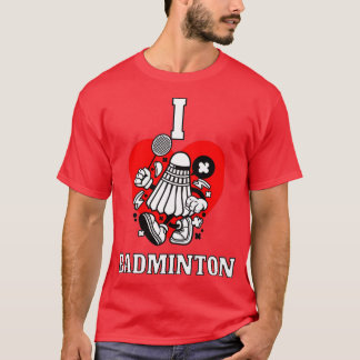 Camiseta Me encanta bádminton T 13