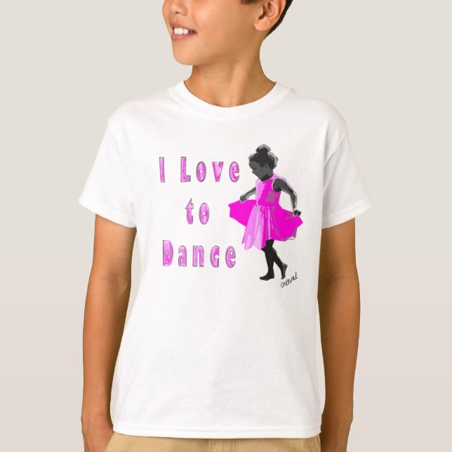 Camiseta Me encanta bailar (Anverso)