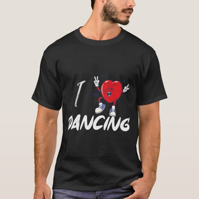 Camiseta Me encanta bailar- (Anverso)