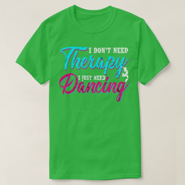 Camiseta Me encanta bailar (Diseño del anverso)