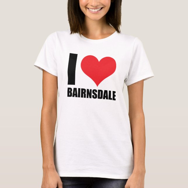 Camiseta Me encanta Bairnsdale (Anverso)