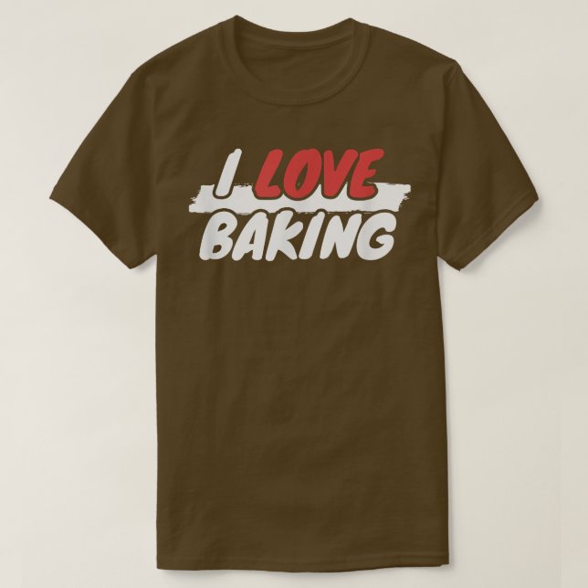 Camiseta Me encanta Baking 1955 (Diseño del anverso)