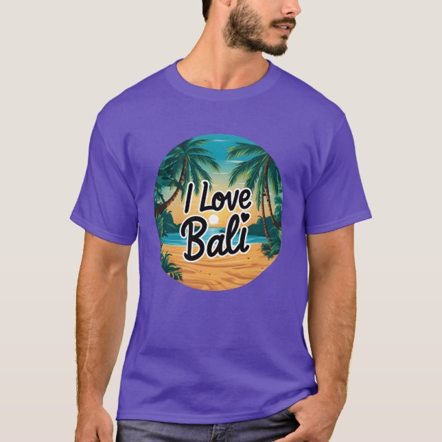 Camiseta Me encanta Bali chico (Anverso)