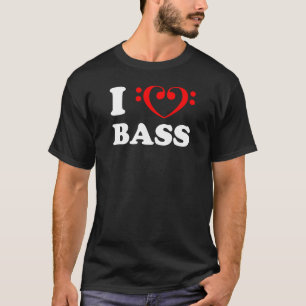 Camiseta Me encanta Bass (Bass Clef)
