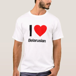 Camiseta me encanta belarusa