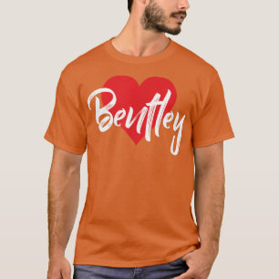 Camiseta Me Encanta Bentley Nombre T Nombrado Corazón