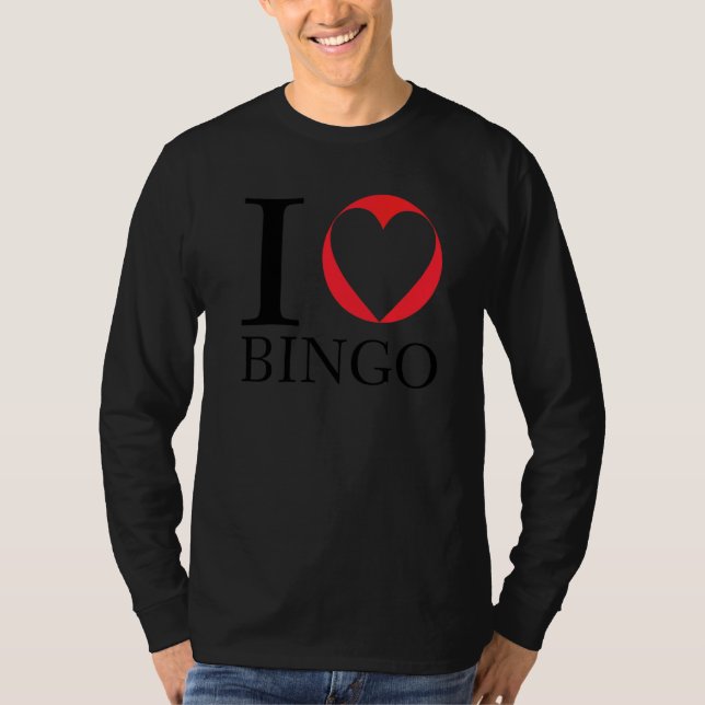 Camiseta Me encanta Bingo Funny Bingo Funny Bingo (Anverso)