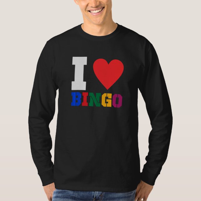 Camiseta Me encanta Bingo Funny Bingo Funny Bingo 1 (Anverso)