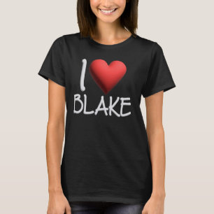 Camiseta Me encanta Blake Name Personalized Men BFF Friend