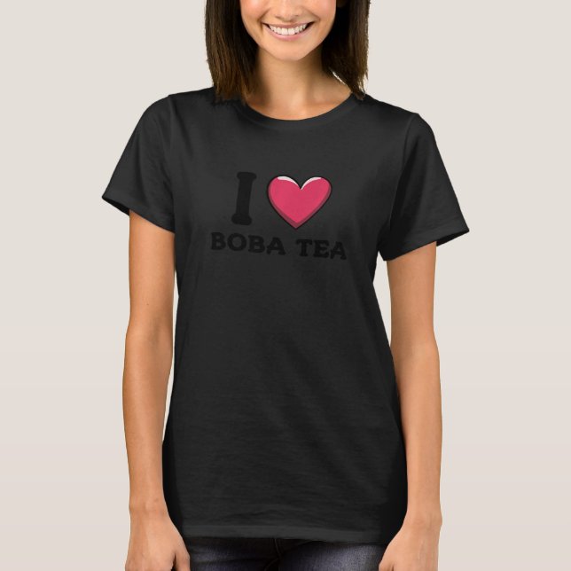 Camiseta Me encanta Boba Tea Bubble Tea Lovers Premium (Anverso)
