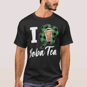 Camiseta Me encanta Boba Tea personalizado irlandés tina