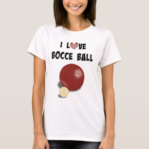 Camiseta Me encanta Bocce Ball