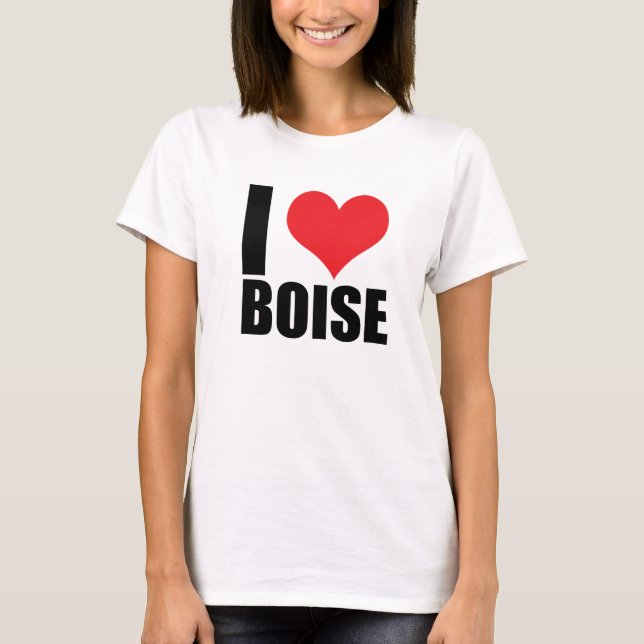 Camiseta Me encanta Boise (Anverso)
