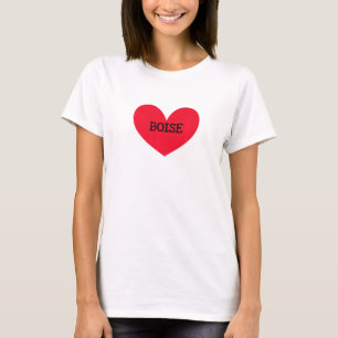 Camiseta Me Encanta Boise Hometown Idaho Hogar Residente De