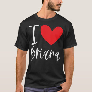 Camiseta Me encanta Briana Nombre Chica Personalizada Mujer