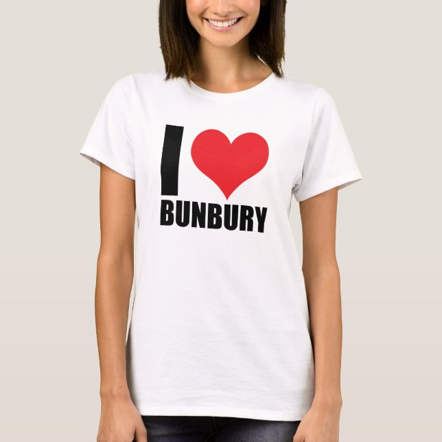 Camiseta Me encanta Bunbury (Anverso)