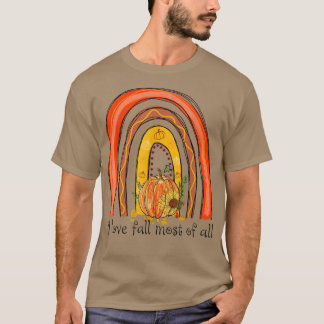 Camiseta Me Encanta Caer Las Calabazas Arcoiris La Mayoría