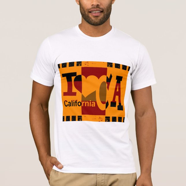 Camiseta Me encanta California (Anverso)