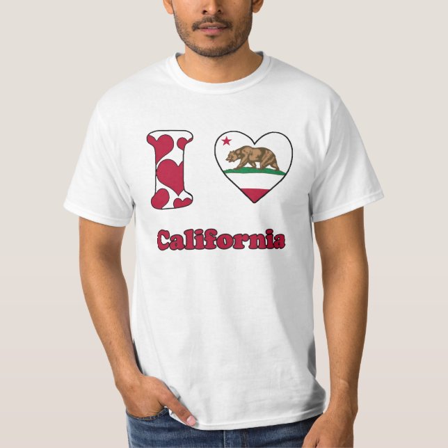 Camiseta Me encanta California (Anverso)
