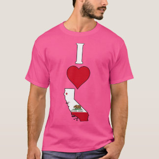 Camiseta Me encanta California Vertical I Heart California 