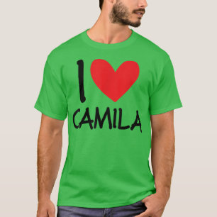 Camiseta Me Encanta Camila Nombre Chica Personalizada Mujer