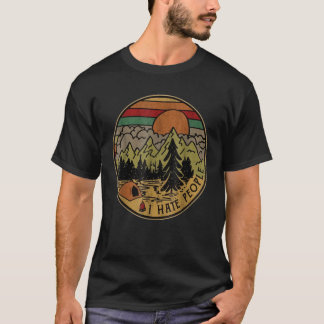 Camiseta Me encanta Camping I Hate People Outdoor Funny Vin