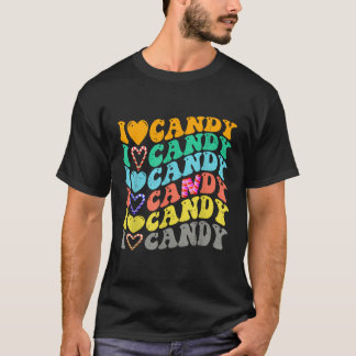 Camiseta Me Encanta Candy Halloween Party Cute Trick O Tret