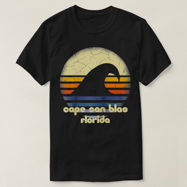 Camiseta Me encanta Cape San Blas Beach Florida Ocean Wave  (Diseño del anverso)