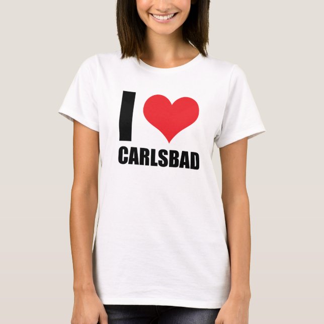 Camiseta Me encanta Carlsbad (Anverso)
