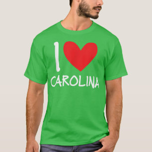 Camiseta Me encanta Carolina Nombre Mujer Chica Personaliza