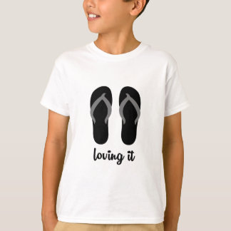 Camiseta Me encanta (chanclas)