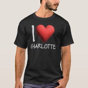 Camiseta Me encanta Charlotte Nombre Mujer Chica Personaliz