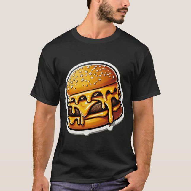 CAMISETA ME ENCANTA CHEESEBURGER (Anverso)