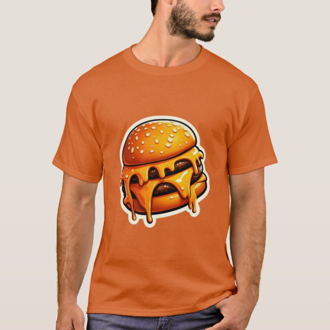 CAMISETA ME ENCANTA CHEESEBURGER 5 (Anverso)