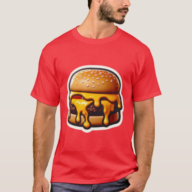 CAMISETA ME ENCANTA CHEESEBURGER 6 (Anverso)