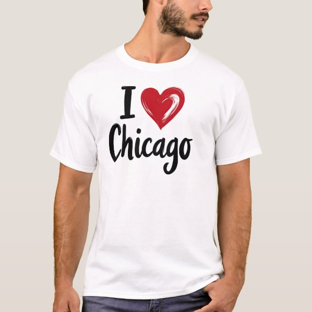 Camiseta Me encanta Chicago (Anverso)