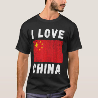 Camiseta Me encanta China Viajes familiares de China