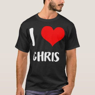 Camiseta Me encanta CHRIS, mi valentía, lo siento señoras,