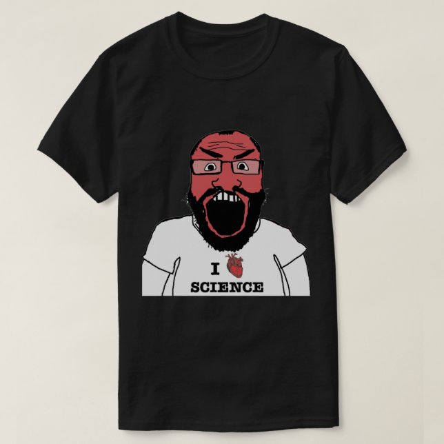 CAMISETA ME ENCANTA CIENCIA REDDIT CIENTÍFICO 4CHAN G (Diseño del anverso)