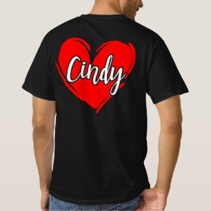 Camiseta Me encanta CINDY - El día de San Valentín de amor 
