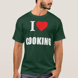 Camiseta Me Encanta Cocinar Para Panaderos, Cocineros, Chef