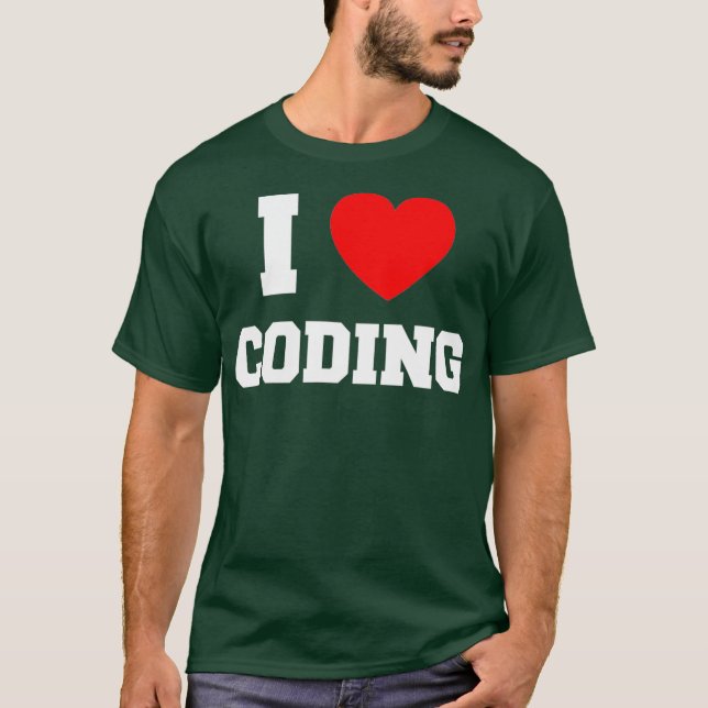 Camiseta Me Encanta Codificar (Anverso)