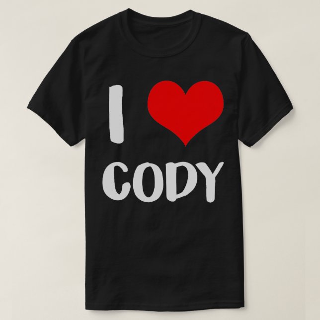 Camiseta Me encanta CODY valentine, lo siento señoras, chic (Diseño del anverso)