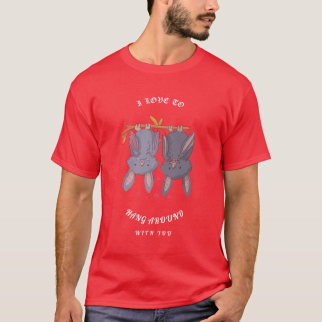 Camiseta Me encanta colgar contigo (Anverso)