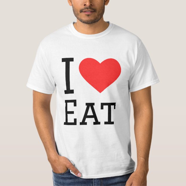 Camiseta Me encanta comer (Anverso)