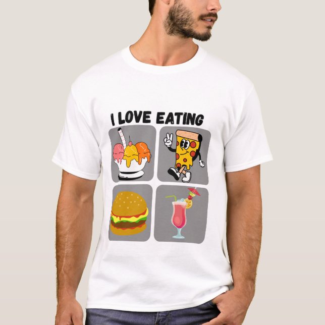 Camiseta Me Encanta Comer (Anverso)