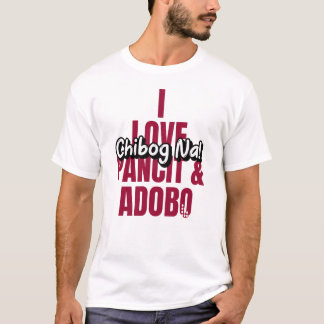 Camiseta Me encanta comer adobo y pancit v2