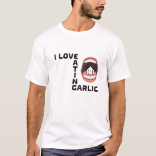 Camiseta Me encanta comer ajo