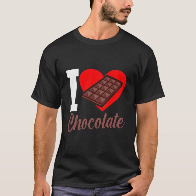 Camiseta Me encanta comer chocolate (Anverso)